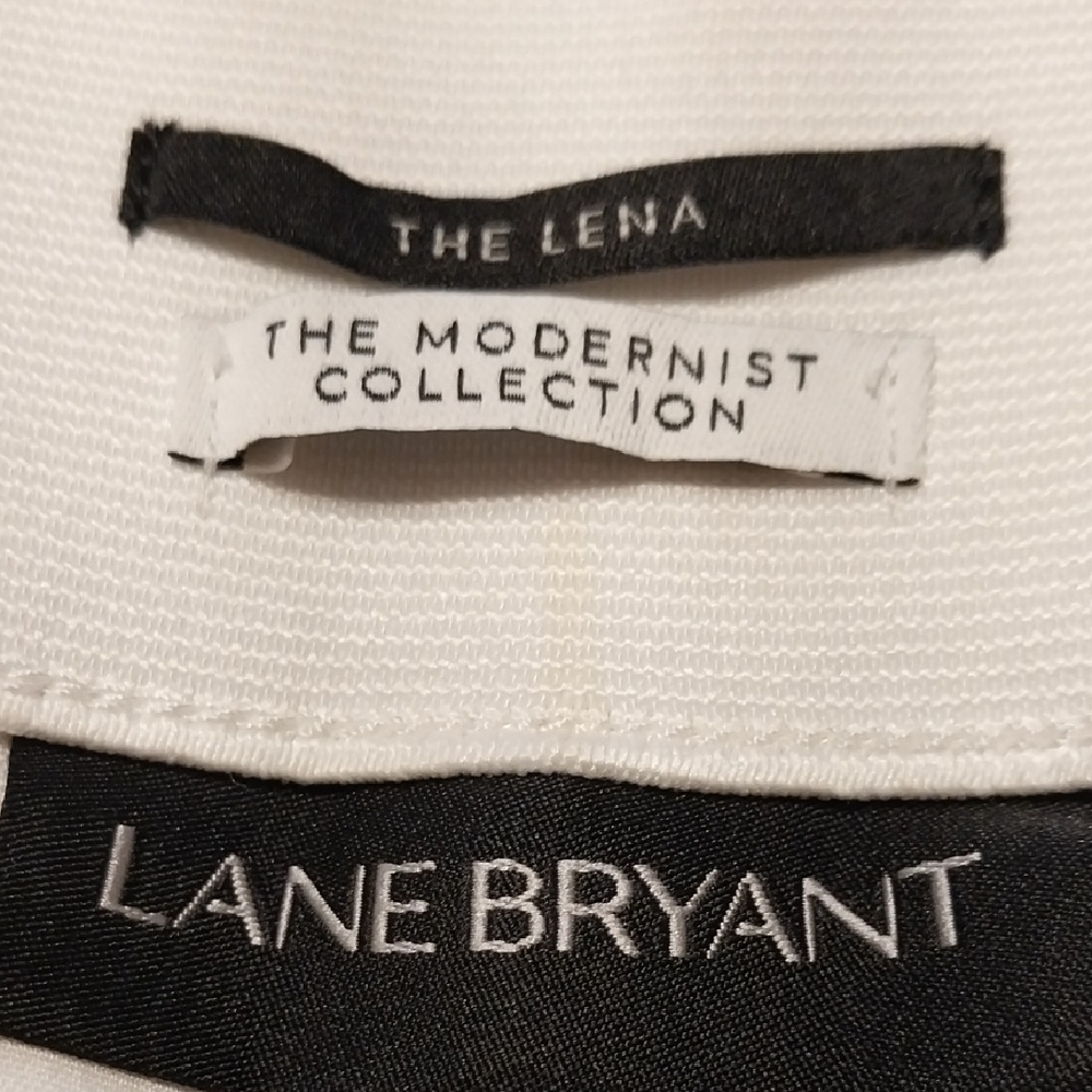 Lane Bryant Modernist Collection White Pants